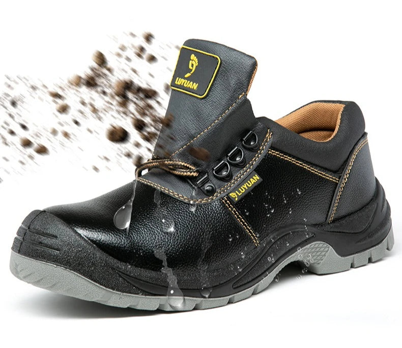 Steel Toe Shoes for Men Women Lightweight Anti-smash Steel Toe Sneakers Indestructible Work Boots Construction Safety Shoes