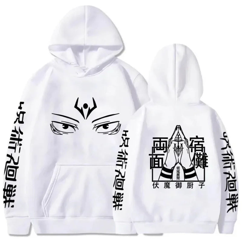 Hoodies New Japanese Anime Graphic Printing Sweatshirts for Men Womnen Hip Hop Casual Autumn Winter Fleece Streetwear Tops