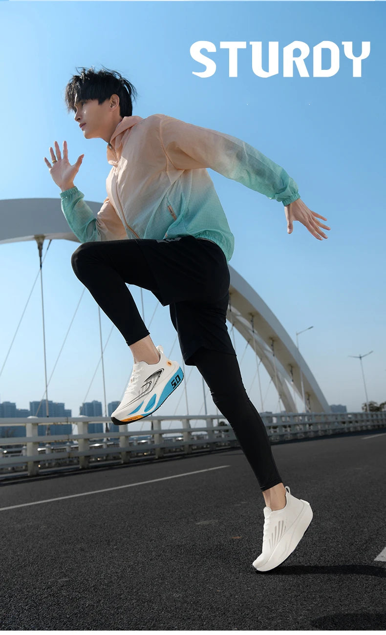 Casual Sports Shoes for Men&Women,Sneakers Platform Running Carbon Plate,Marathon Racing,Shock-absorbing,Athletics Training Shoe