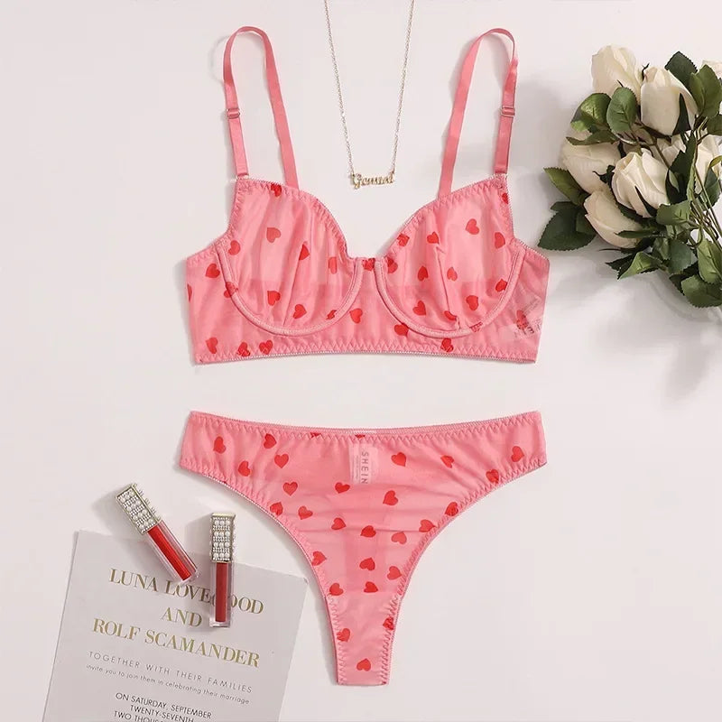 Female Lingerie Sexy Lingerie for Women Body Shorts Push-up Bra Fancy Woman Underwear Transparent Intimate Lingerie Set 2025 New