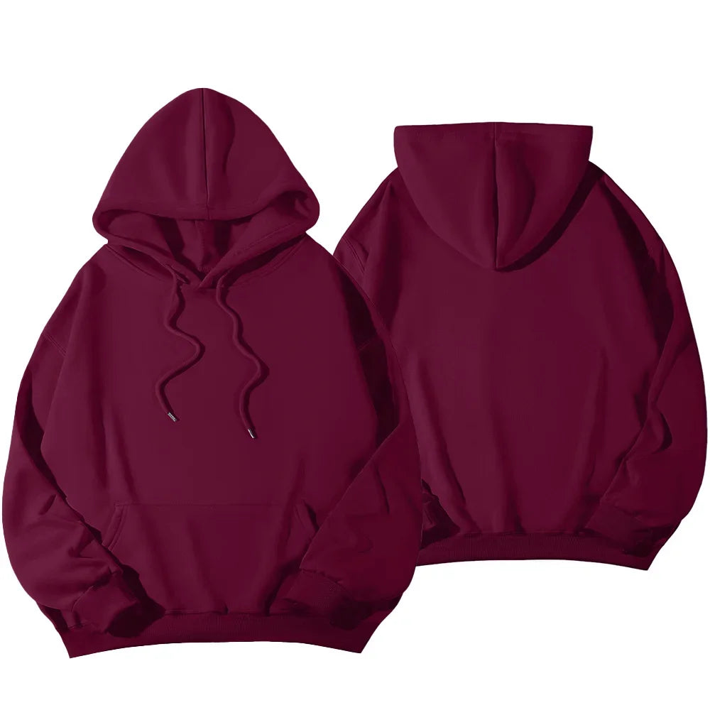 Hoodies for men and women 2026 autumn new item heavyweight American high street men's top plus size hooded pullover
