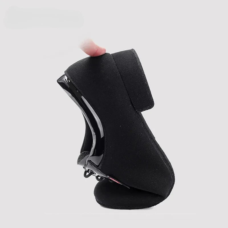 Men's Modern Dance Shoes Boys Latina/tango/ballroom Shoes Rubber/soft Sole Low Heels Professional Black Man