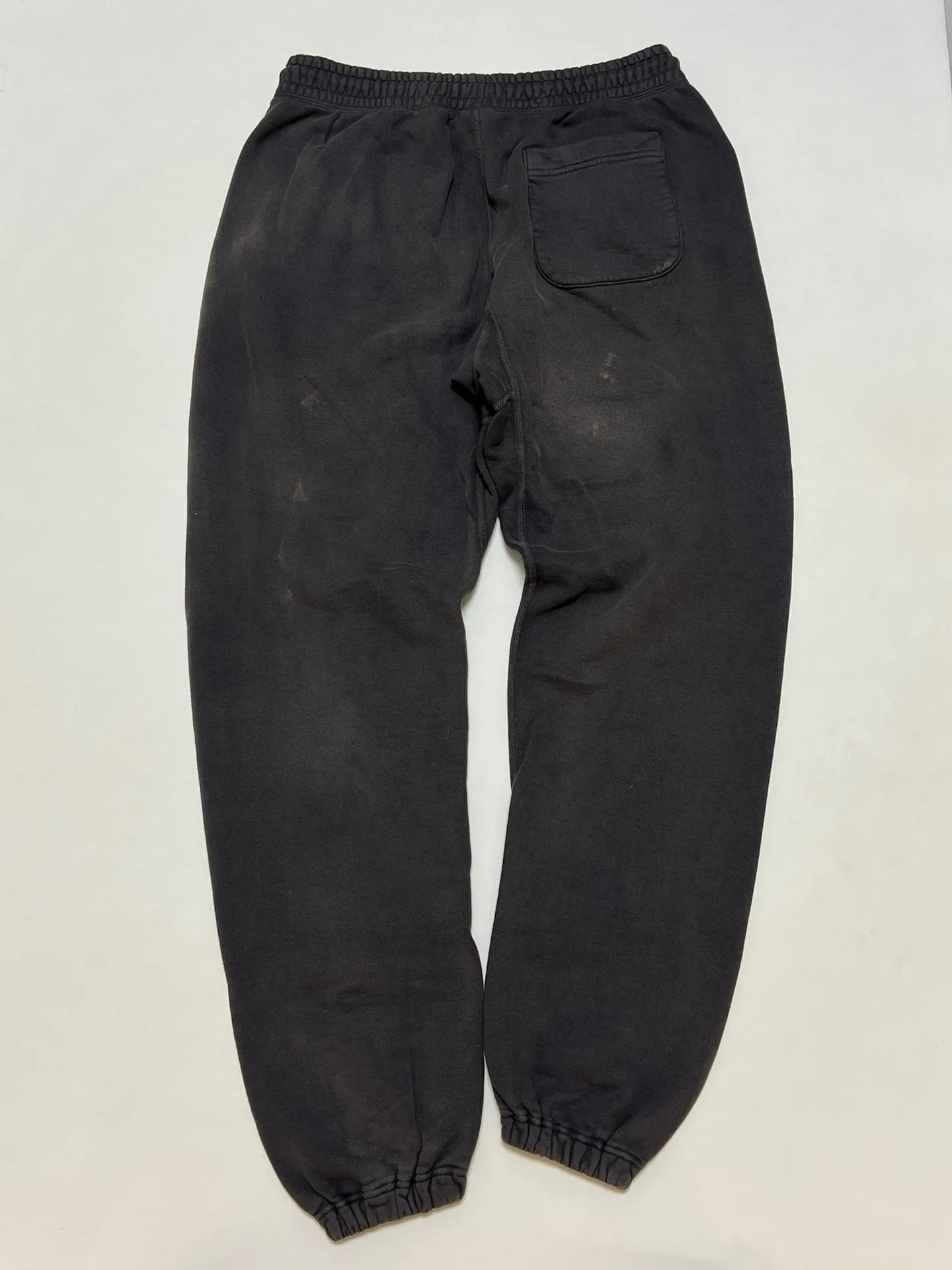 Aries  Collaborative New English Print Heavy Washed Cuffed Sweatpants Youthful Vitality All-Season Fleece-Lined ...
