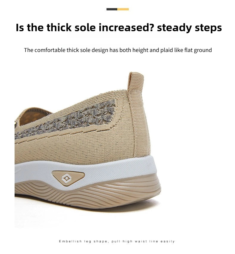 Shoes for women 2026 Spring Autumn hot casual shoes with soft soles lightweight single shoe for women breathable mother shoes