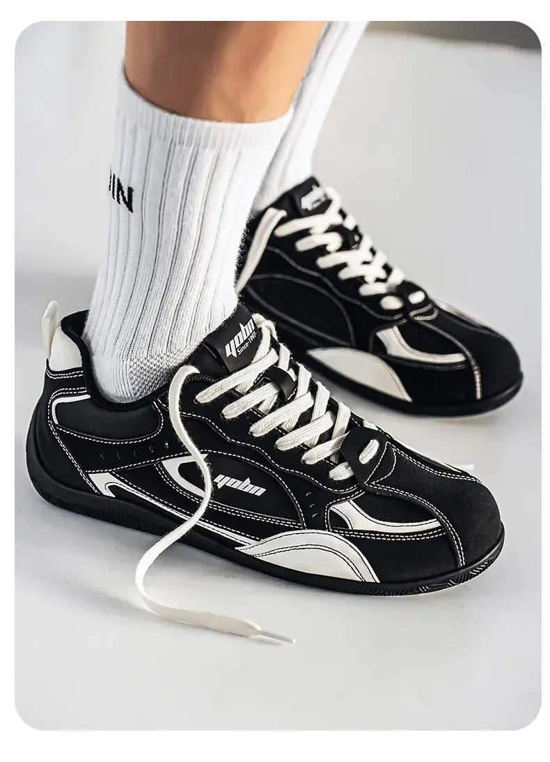 Shoes Man 2026 Trend Casual Sneakers Comfortable Lace Up Flats Tennis Shoe Breathable Walking Jogging Shoe