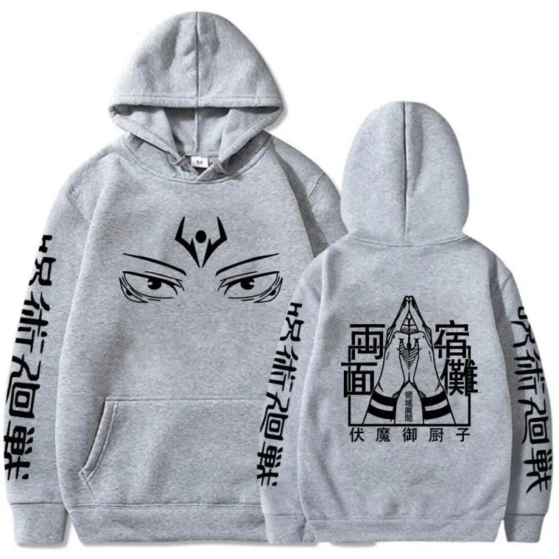 Hoodies New Japanese Anime Graphic Printing Sweatshirts for Men Womnen Hip Hop Casual Autumn Winter Fleece Streetwear Tops