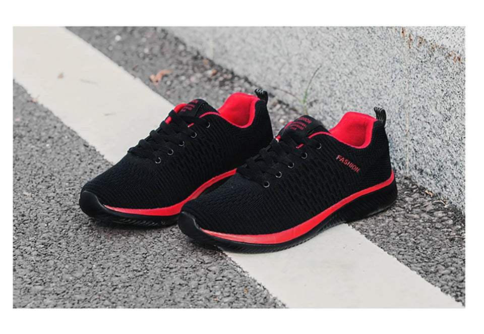Men Running Spring Autumn Walking Loafers Fashion Casual Sports Shoes Breathable Light Men's Outdoor Shoes Plus Size38-48