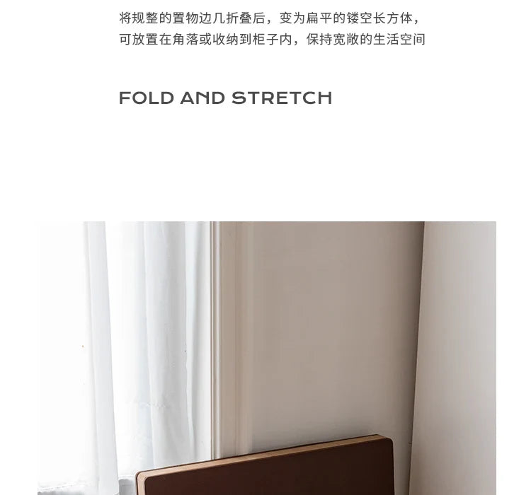 Folding paper sofa side cabinet small coffee table light luxury home creative mini side table bedside shelf small table 거실테이블