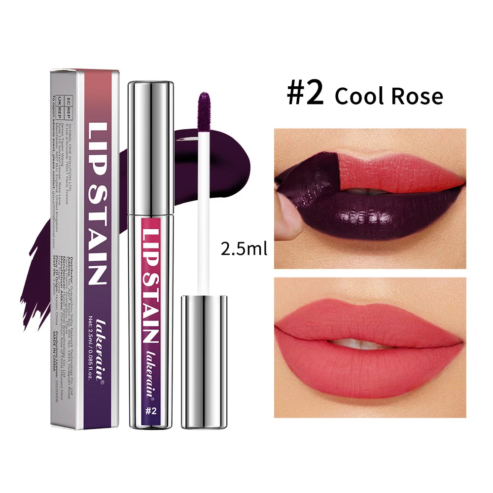 Lakerain Peel Off and Reveal Lip Stain - Long Lasting, Waterproof Pink Lip Tint, Transfer Proof Natural Lip Stain
