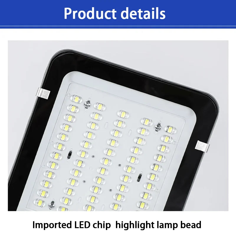 9000W Solar Street Lights Outdoor Commercial Parking Lot Light Dusk to Dawn Solar Security Flood Lights Solar Lamp for Yard Road