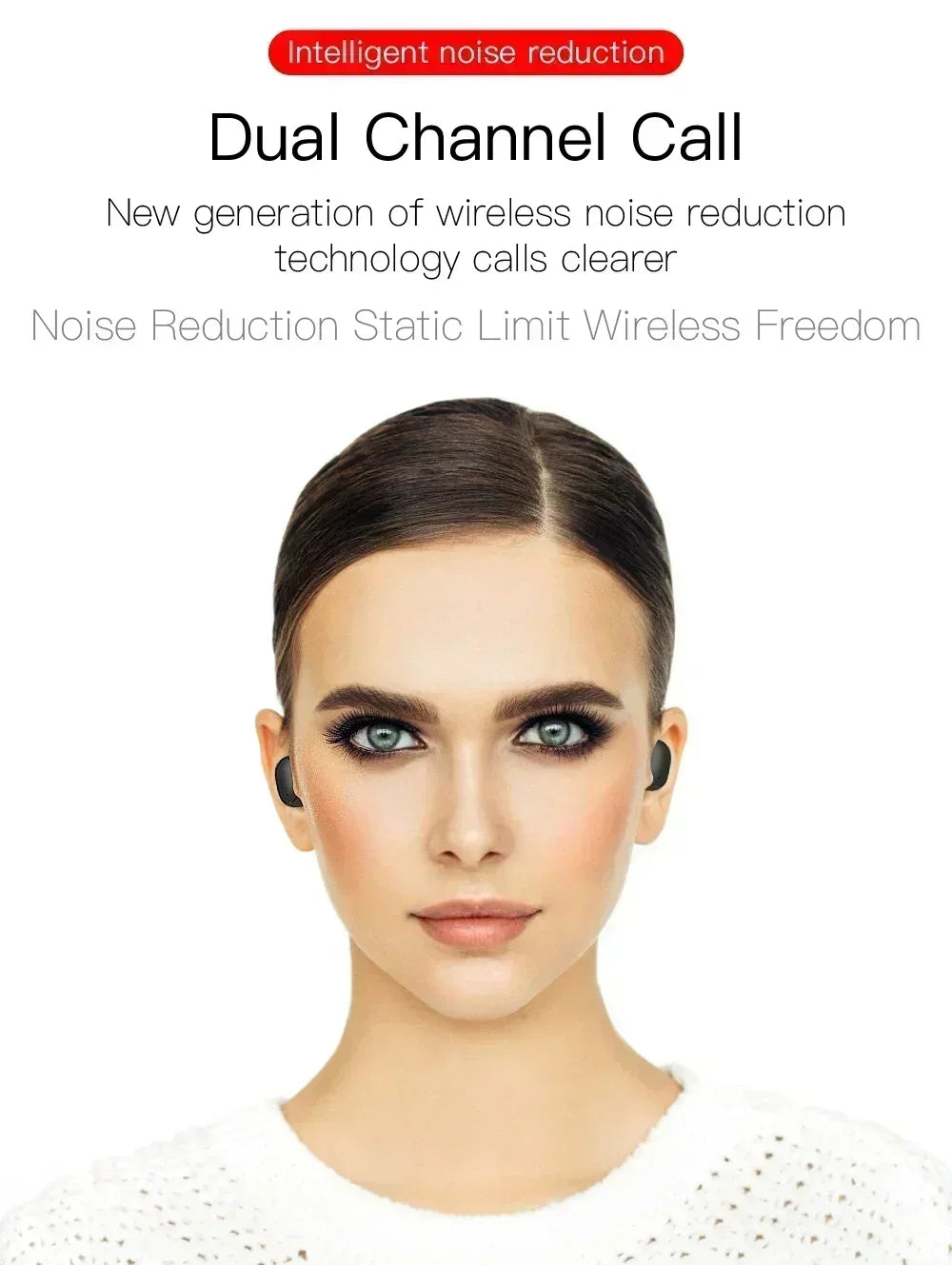 Bluetooth Earphones 5.3 Wireless bluetooth headset Noise Cancelling Headsets With Microphone Headphones for all smartphones