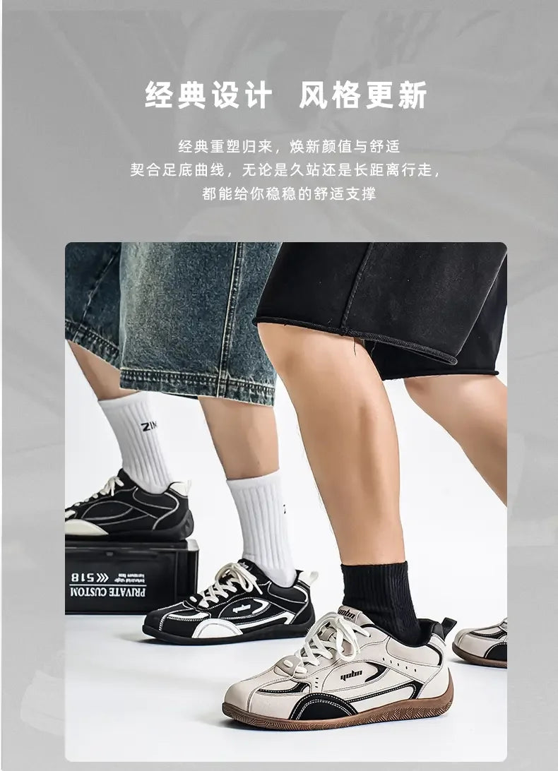 Shoes Man 2026 Trend Casual Sneakers Comfortable Lace Up Flats Tennis Shoe Breathable Walking Jogging Shoe
