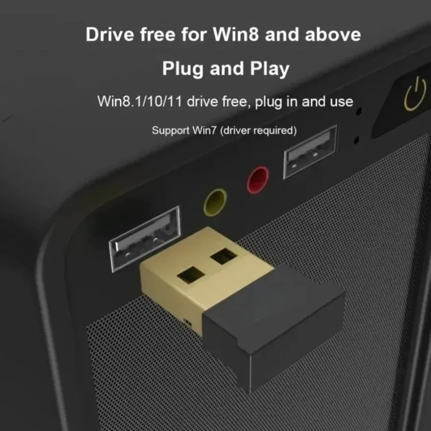 USB Bluetooth Adapter 5.4/5.3/5.1/5.0 Wireless Bluetooth USB Dongle for PC Laptop Wireless Speaker Audio Receiver Transmitter