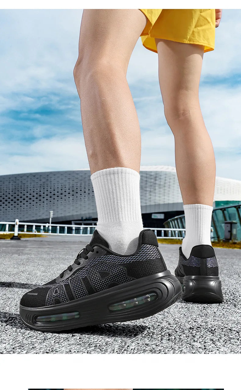 New Trendy Fashionable Sports Shoes High-quality Luxury Men Shoes Thick Soled Comfortable Casual Shoes 2026 Men Casual Sneakers