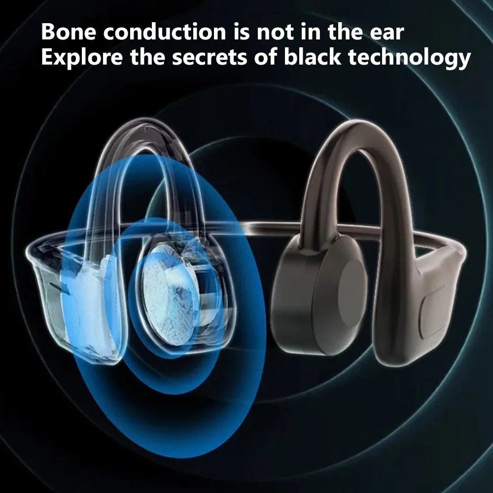 Bluetooth Bone Conduction Bluetooth Earphones Air Conduction Earphones Card Insertable Sports Waterproof Sweat Proof