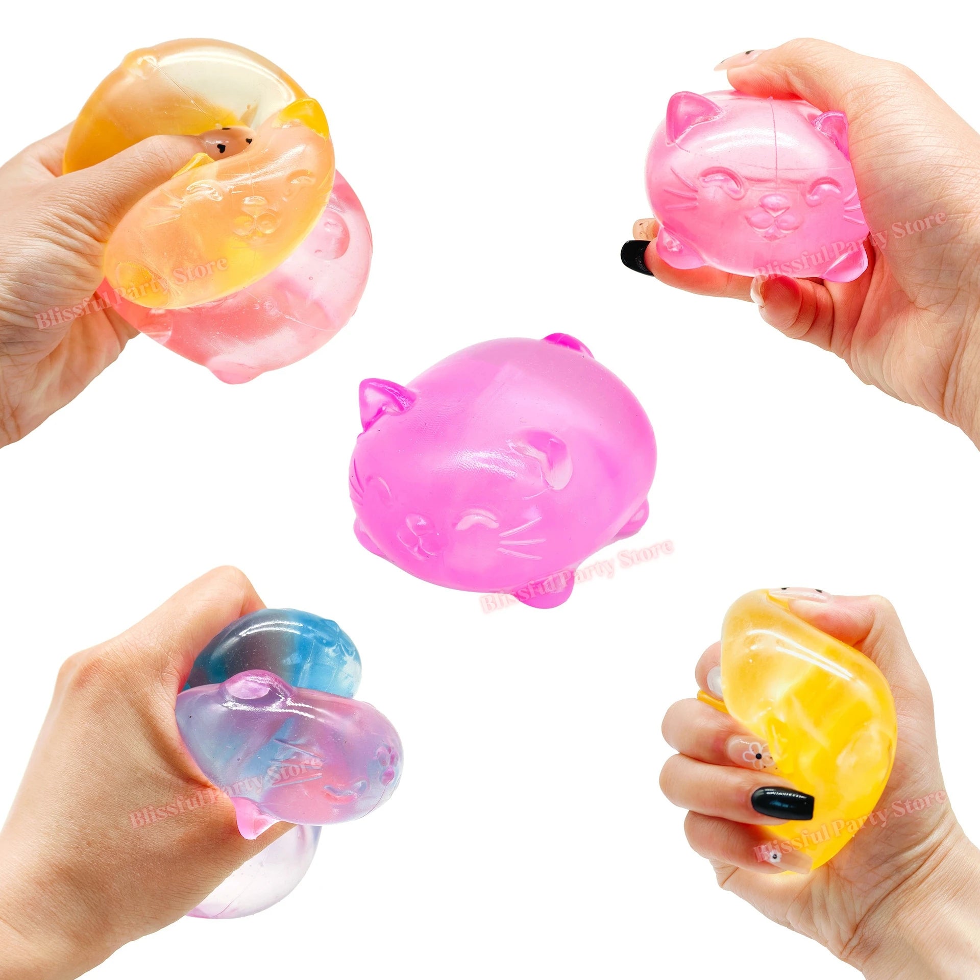 Needoh Nice Cube Sensory Stress Reliever Fidget Tool for Anxiety & Focus Desk Sensory Cube for Adults & Kids Party Favors Gifts