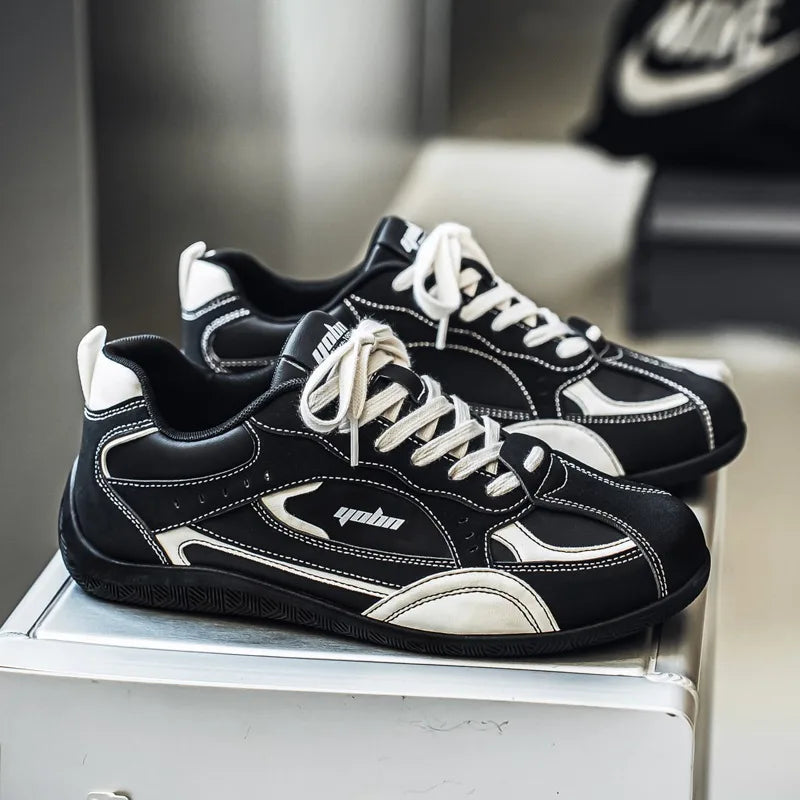 Shoes Man 2026 Trend Casual Sneakers Comfortable Lace Up Flats Tennis Shoe Breathable Walking Jogging Shoe