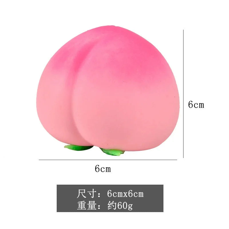 Peach Squishy Stress Ball Mustbuy Needoh Nice Cube Cheese Squishy Squishies Needoh Squishies Squishy Toys Fidget Sensory Toys fo
