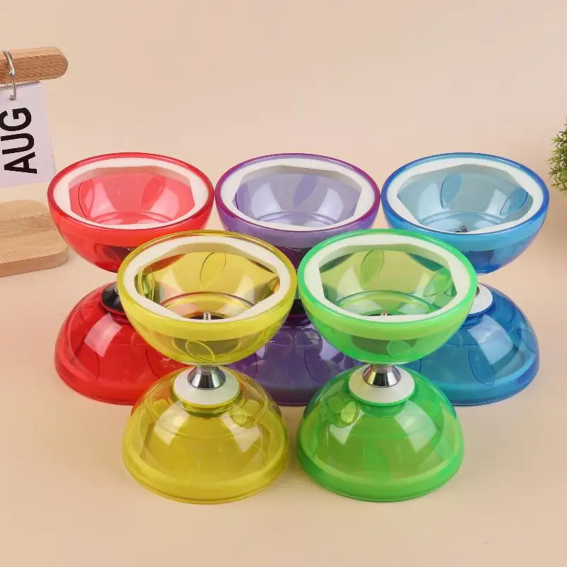 1set Portable Diabolo Chinese Yoyo Diabolo Set Professional Fitness Gear For Adults Kids Elderly Outdoor Indoor Agility Exercise