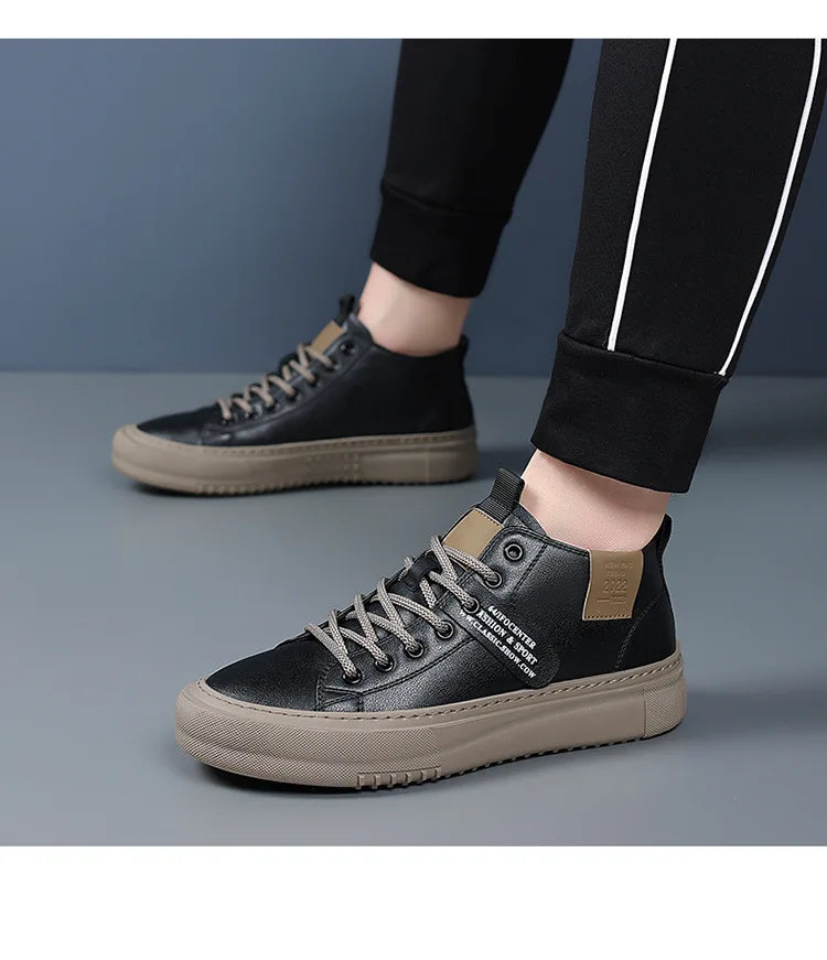 Men's Casual Sports Shoes, Fashionable, Retro, Classic, Handmade, Breathable and Warm, Suitable for All Seasons, Hiking Shoes