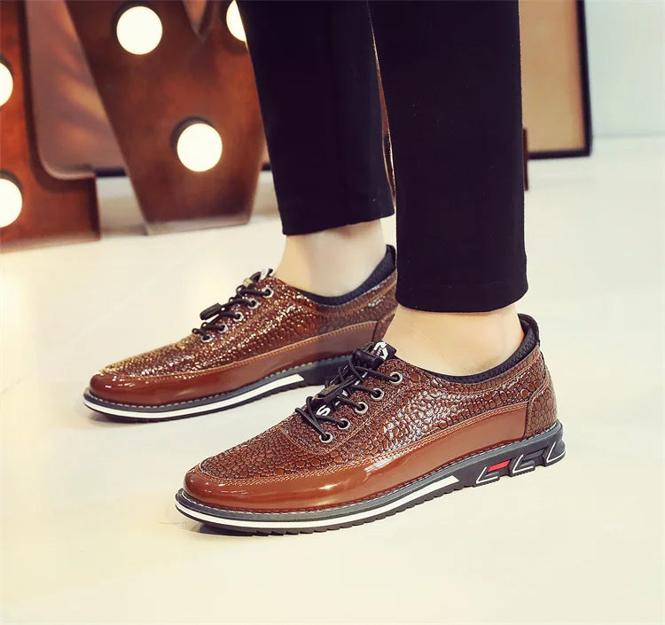 Men's Shoes Soft Bottom Soft Leather Casual Shoes New Spring Trendy Design Men's Footwear Men's Sports Shoe Zapatos Para Hombre