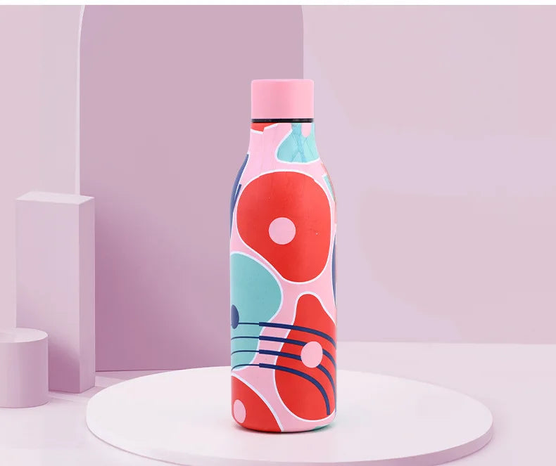 Cup Thermal Bottle for Coffee Travel Mug Insulated Tumbler School Water Bottle Stainless Steel Thermo Thermos Hot Themo Carry