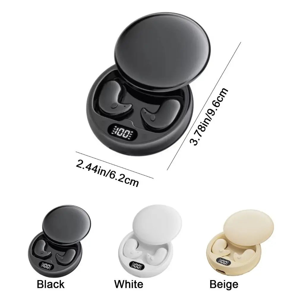 Bluetooth 5.3 Bluetooth Earphones Noise Reduction Waterproof Deep Sleep Earbuds HIFI Stereo LED Display Music Headset Sports