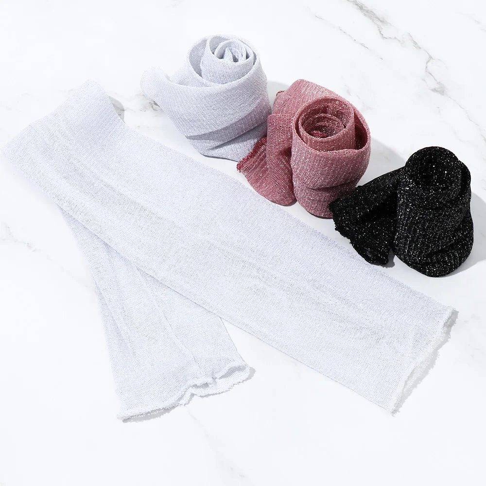 Summer Arm Warmers Thin UV Driving Gloves Sun Protection Sleeves Mesh Lace Gloves Sunscreen Long-Sleeved