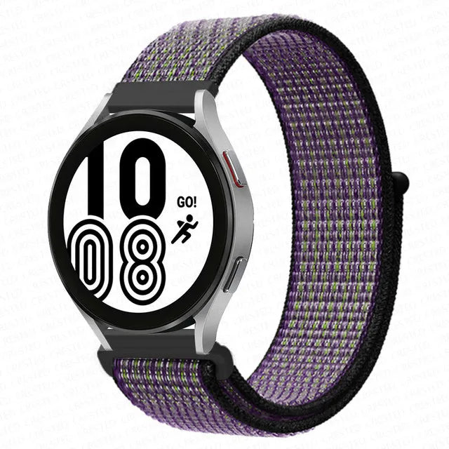 22mm 20mm Band for Samsung Galaxy Watch 7 FE 4 6 classic 5 Pro 3 active 2/correa Nylon Bracelet Huawei watch GT 2 3 pro 4 strap