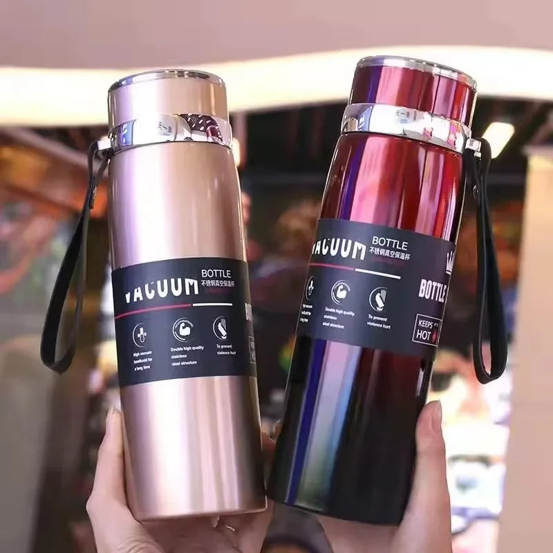 800ml Thermal Mug Double Wall 304 Stainless Steel Coffee Cup Vacuum Flask Thermos Water Bottle Tea Coffee Leak-proof Thermos Mug