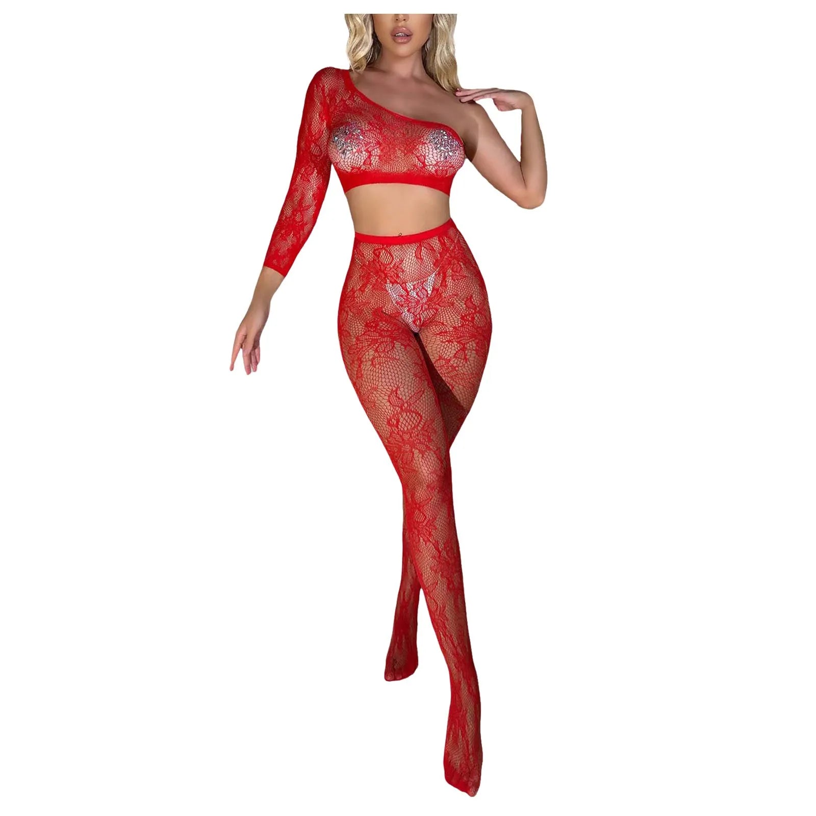 Lingerie Christmas Womens Lingerie Set Lace Bralette And Panty Set Strappy Lace Lingerie Sexy Bielizna Uwodzicielska Damska