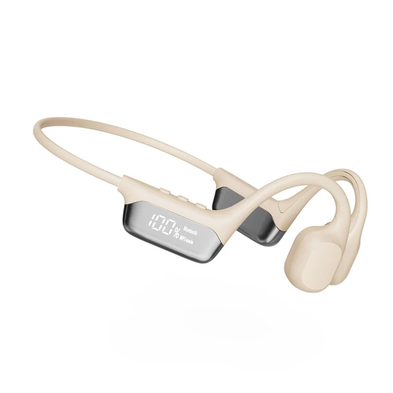 Bluetooth 5.4 Bone Conduction Wireless Headphones LED Display 32GB MP3 Player IPX8 Waterproof Swimming Sports HIFI Music Headset