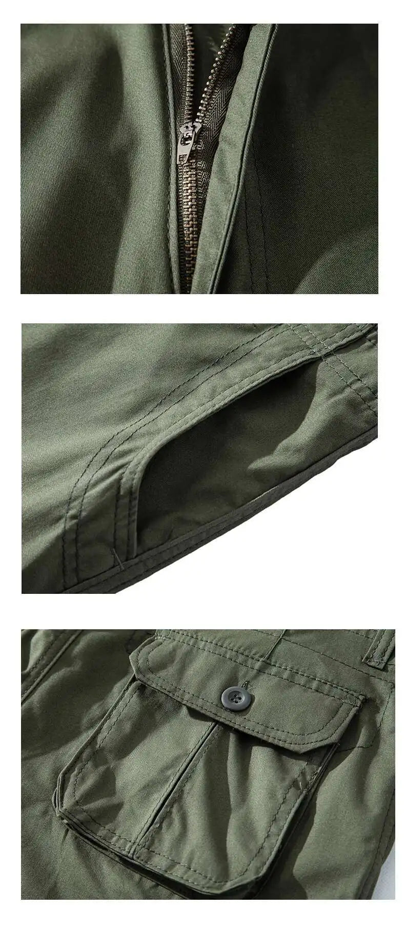 Summer  Cool Cargo Knee Men Sports Casual Bermuda Plus Size Cotton Half Golf Straight Running Gym Shorts Pants
