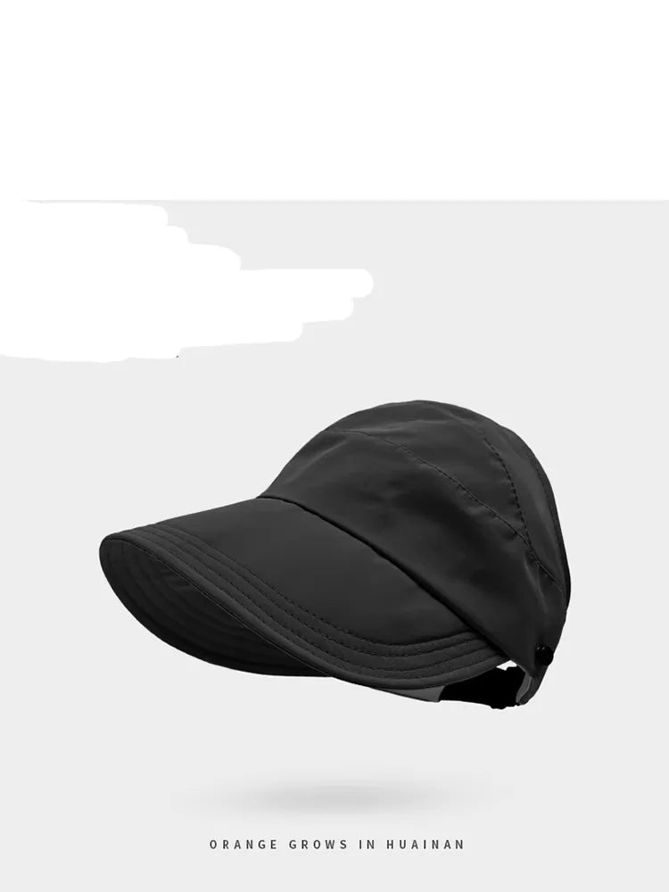 Summer Lightweight Style, Can Tie Up in A High Ponytail, Can Also Wear A Mask and A Sun Hat for Protection.