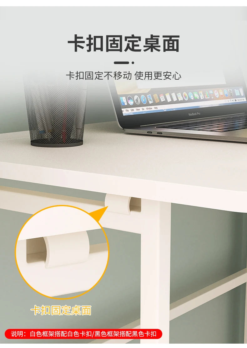 Foldable Laptop Desk for Home And Bedside Use Space-Saving Multifunctional Junior High Student Study Table