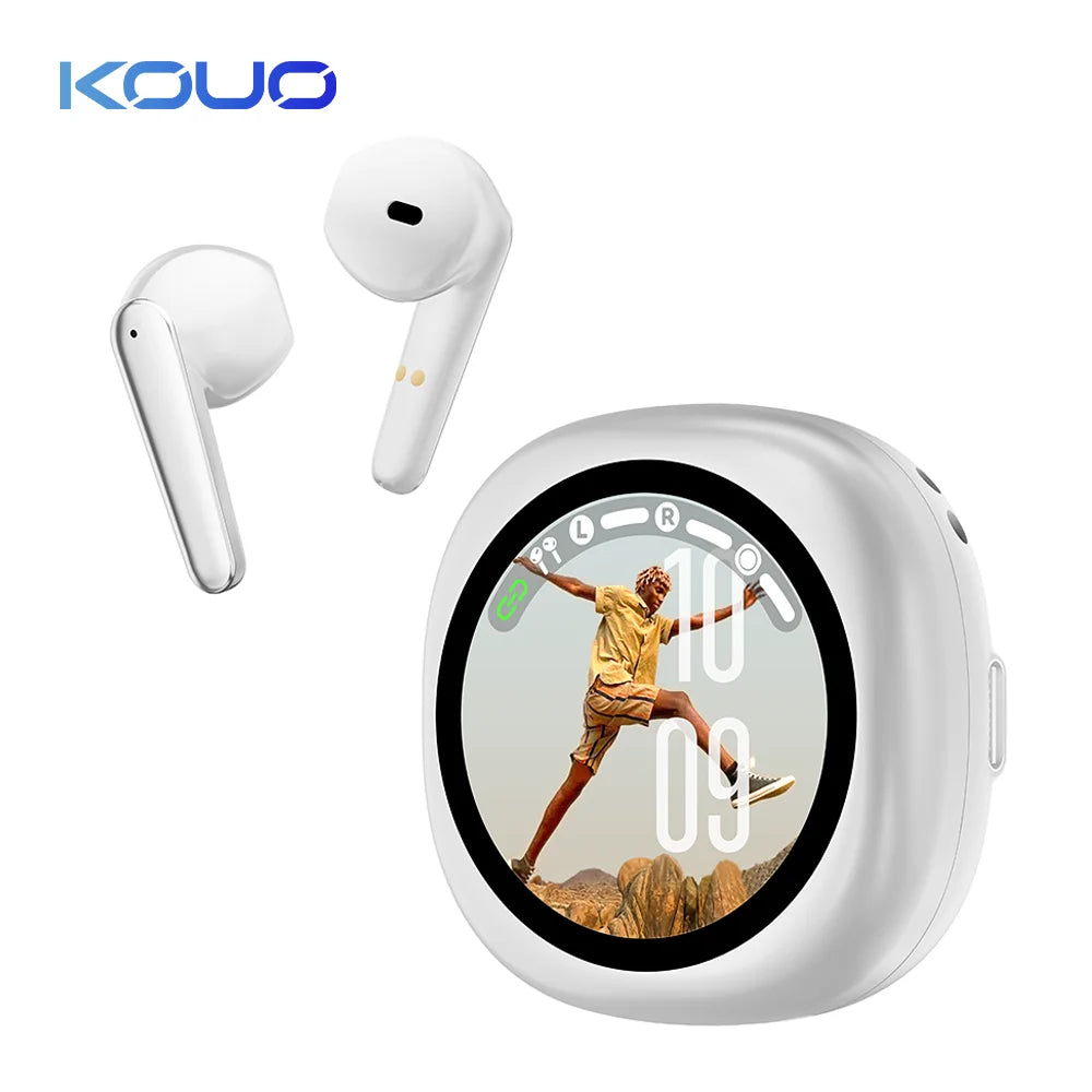 Wireless Bluetooth Translation Headphones with Touch Screen ANC ENC Noise Cancellation 164 Languages Translator Lifetime Free