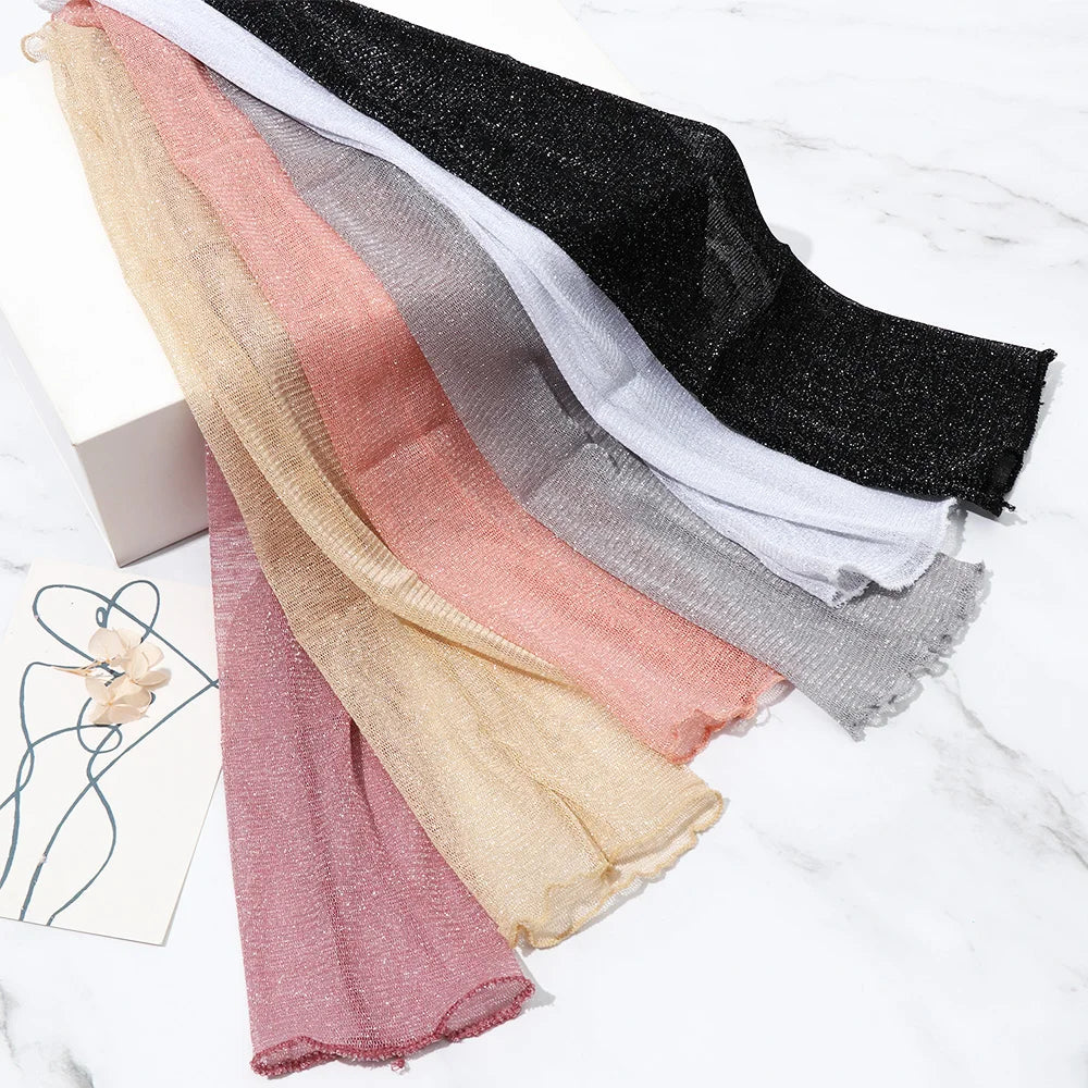 Summer Arm Warmers Thin UV Driving Gloves Sun Protection Sleeves Mesh Lace Gloves Sunscreen Long-Sleeved