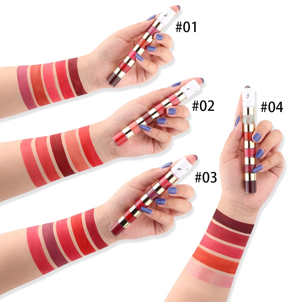 Lip Stain Non-Sticky Long-lasting Lock Color Matte Lip Gloss Lipstick Waterproof Y2K Fancy Fashion Birthday Christmas Present