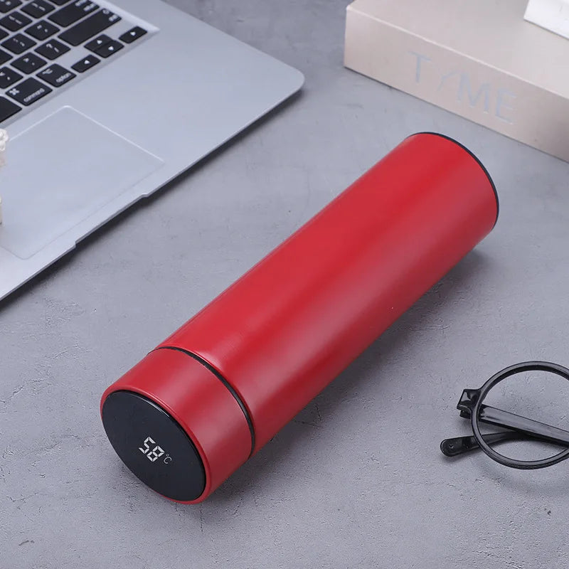 Custom Name Intelligent Digital Thermos Water Cup Touch Display Temperature Stainless Steel Creative Thermoses Coffee Mug Gifts