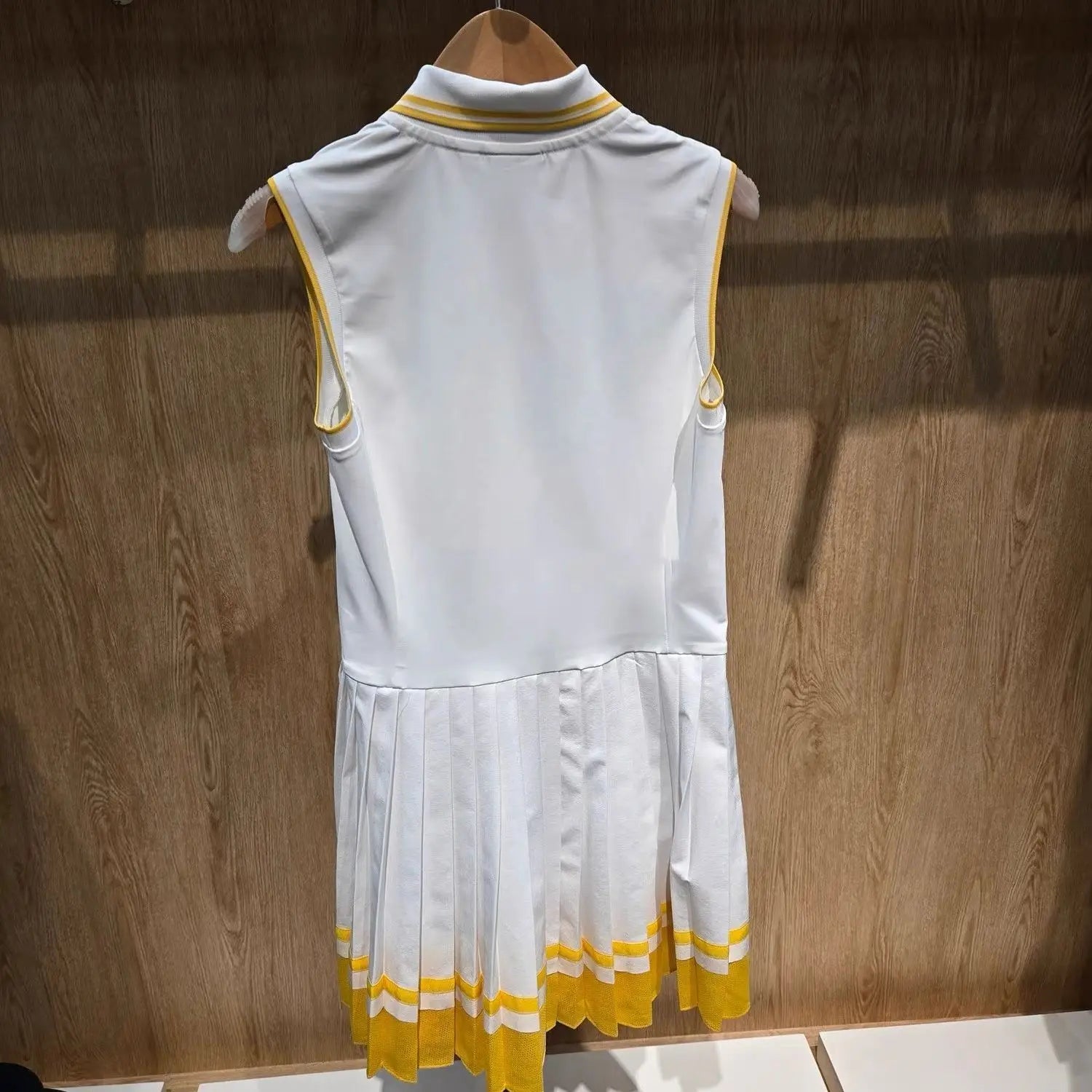 Women's New Spring/Summer Golf Wear: Collared, Sleeveless, Fitted Activewear Dress
