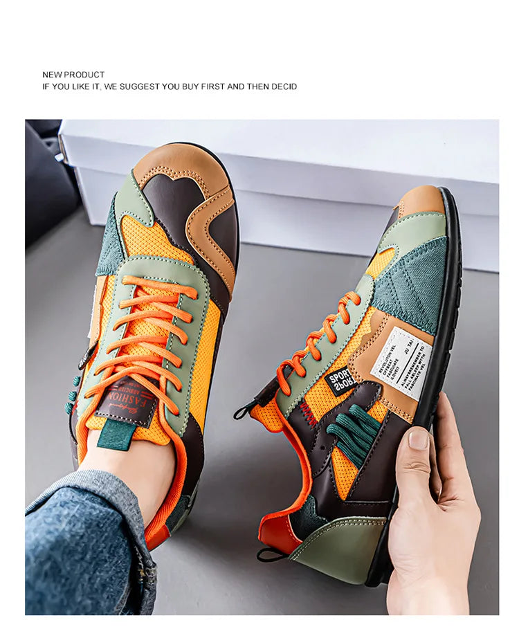 Men's Sports Shoes 2025 Autumn New Fashion Lightweight Wear-Resistant Casual Shoes Comfortable Non Slip Outdoor Running Shoes