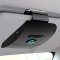 Bluetooth 5.0 Handsfree Car Kit Hifi Speaker 2W Wireless Audio Receiver MP3 Music Player Noise Cancelling Sun Visor Clip