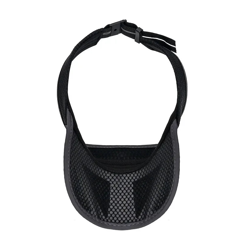 Summer Sports Sun Hats Women Hat Men's Cap New Adjustable Sun Visor Uv Protection Empty Top Tennis Running Sunscreen Mesh Brim