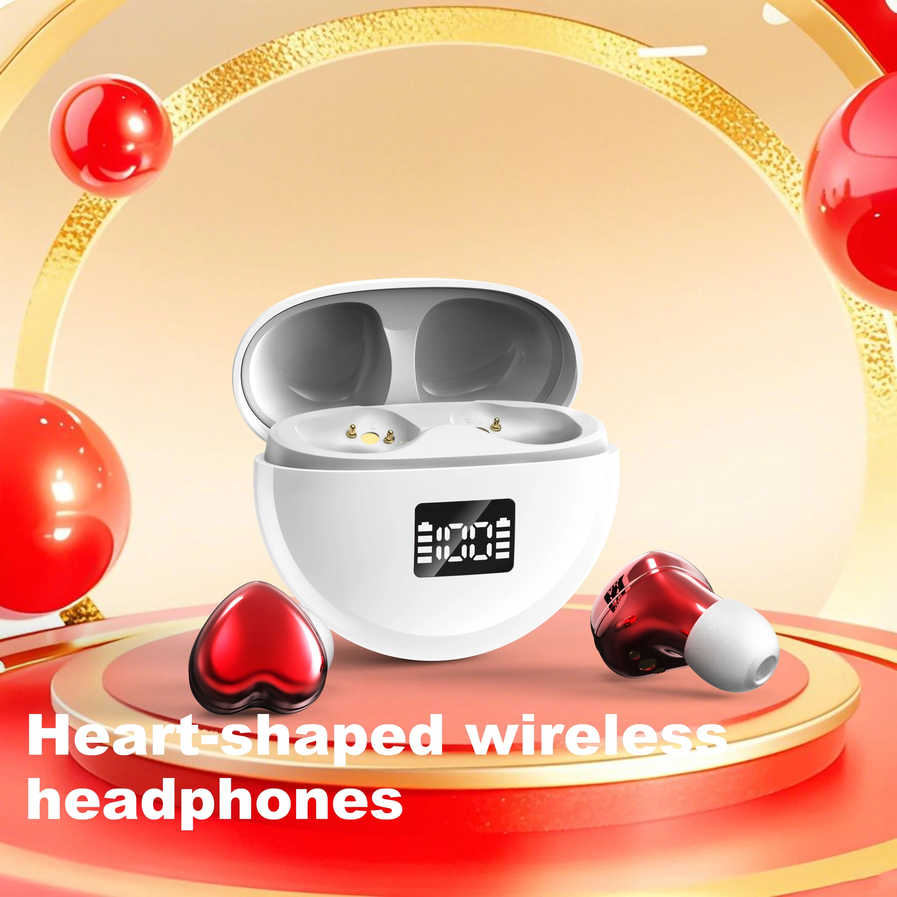 Bluetooth Headphones Pretty Wireless Earbuds Built-In Microphone And Volume Control Headphones Ideal For Sports And Music Lovers