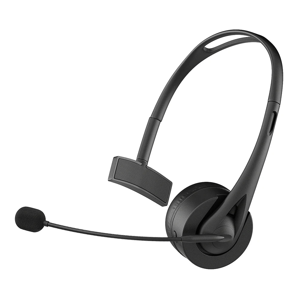 Bluetooth 5.3 Headphone With Mic Noise Reduction Hands-Free Call HiFi Lossless Wireless Headset For Call Center Office PC Laptop