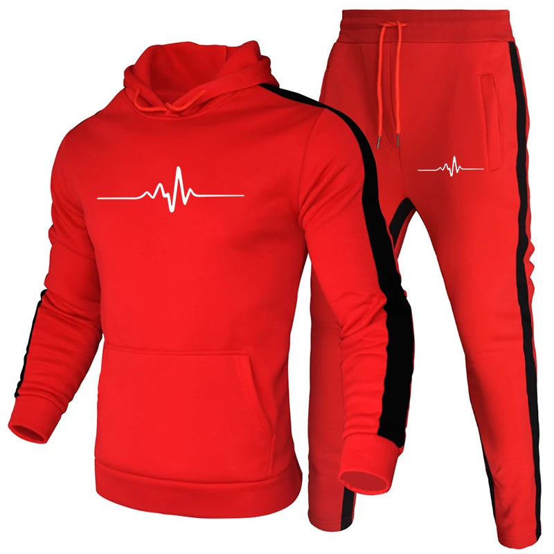 Jogging Sportswear Man Fashion Hoodie Hot Sales Sets for Men Two Piece Outdoors Mens Tracksuit Set Sweatpants Comfortable Sports