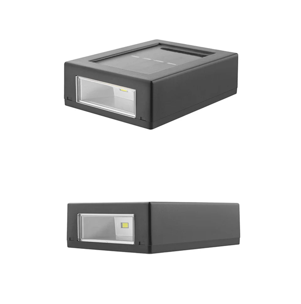 Solar Up and Down Spot Lights Outdoor Street Wall Light Waterproof Solar Lamp For Garden Street Balcony Yard Porch Decorative