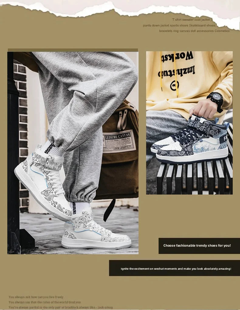 Men's sports shoes, retro star trend streetwear shoes, fashionable skateboarding shoes, couple sports casual shoes, tennis shoes