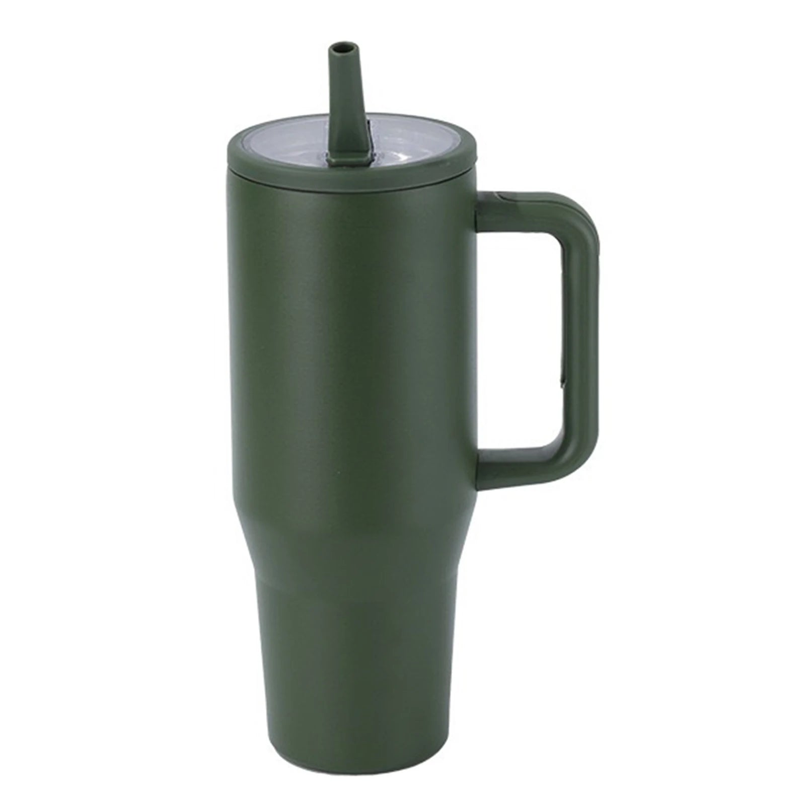 40oz Thermal Mug With Handle Insulated Long Straw Tumbler With Lids 304 Stainless Steel Coffee Tumbler Termos Cup for Travel Mug