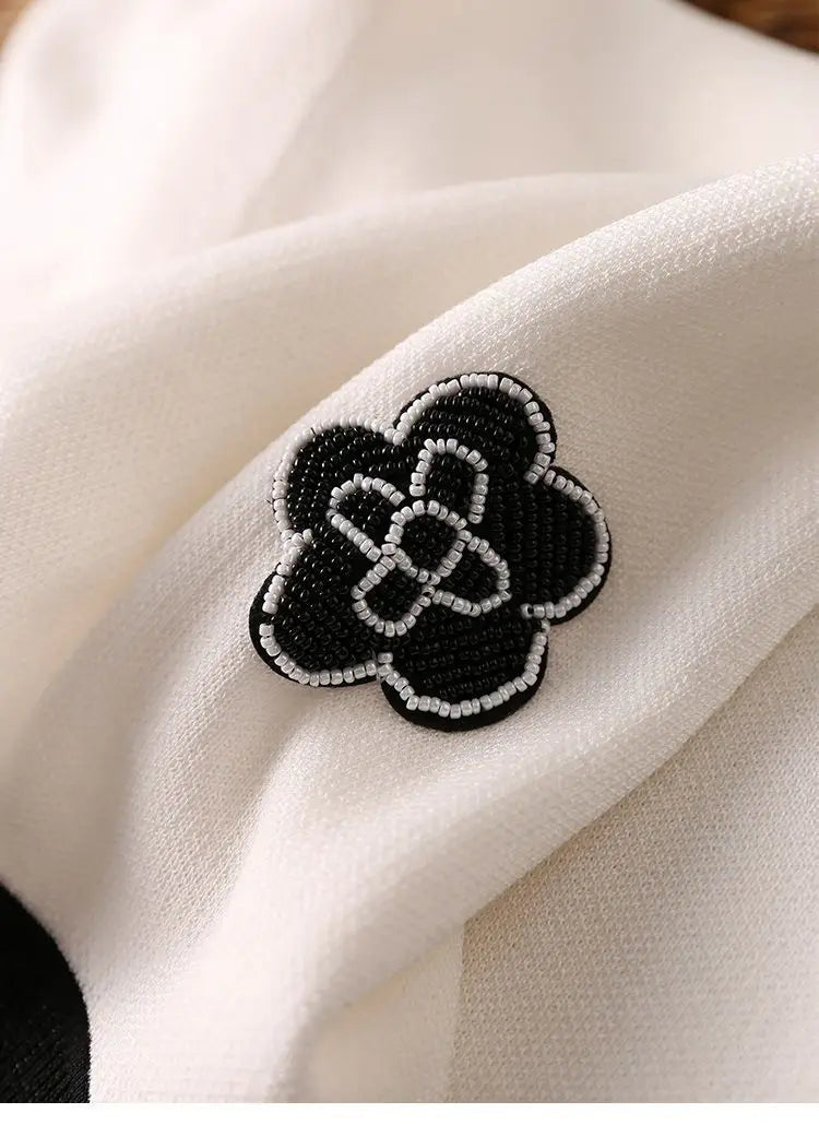 Summer Dresses Ladies 2023 Luxury Designer Rose Embroidery Split T shirt Long Ice Silk Straight Maternity Dress Women's Clothing